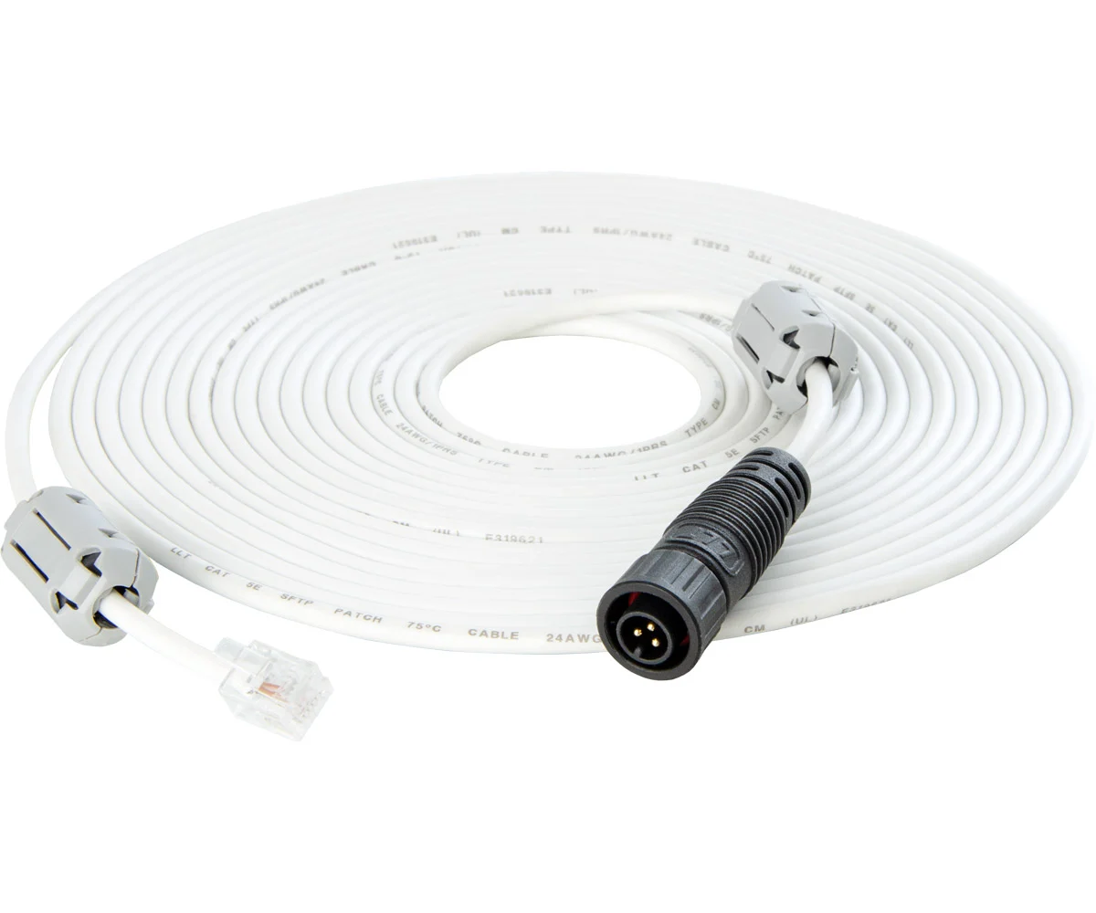 20′ RJ(M) to Mini 3P(F) WT controller adapter data cable, RF