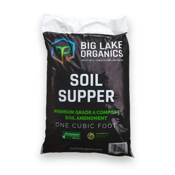Big Lake Organics Soil Supper Premium Compost + Biochar, 1 cu ft