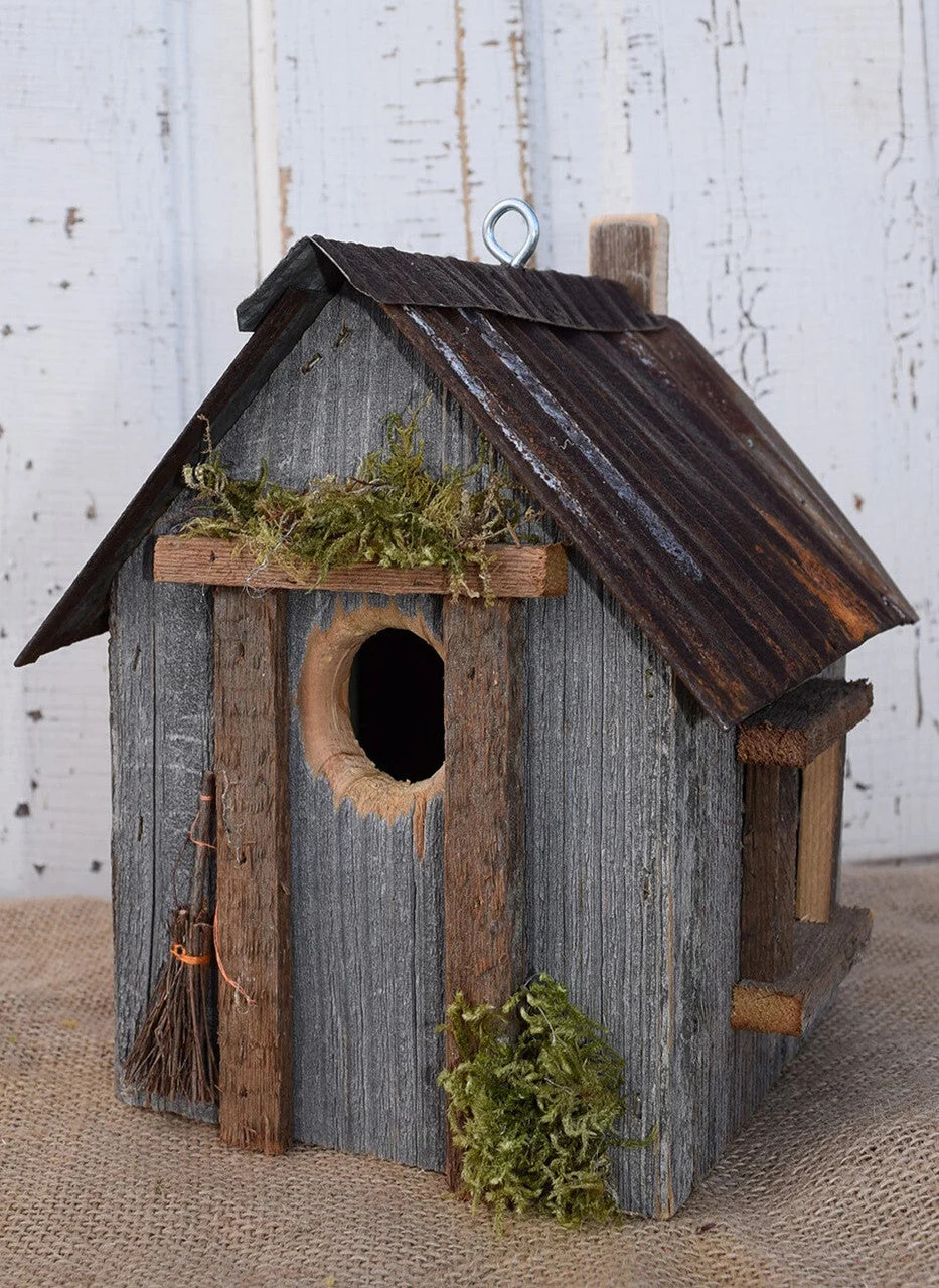 Birdhouse with Tin Roof