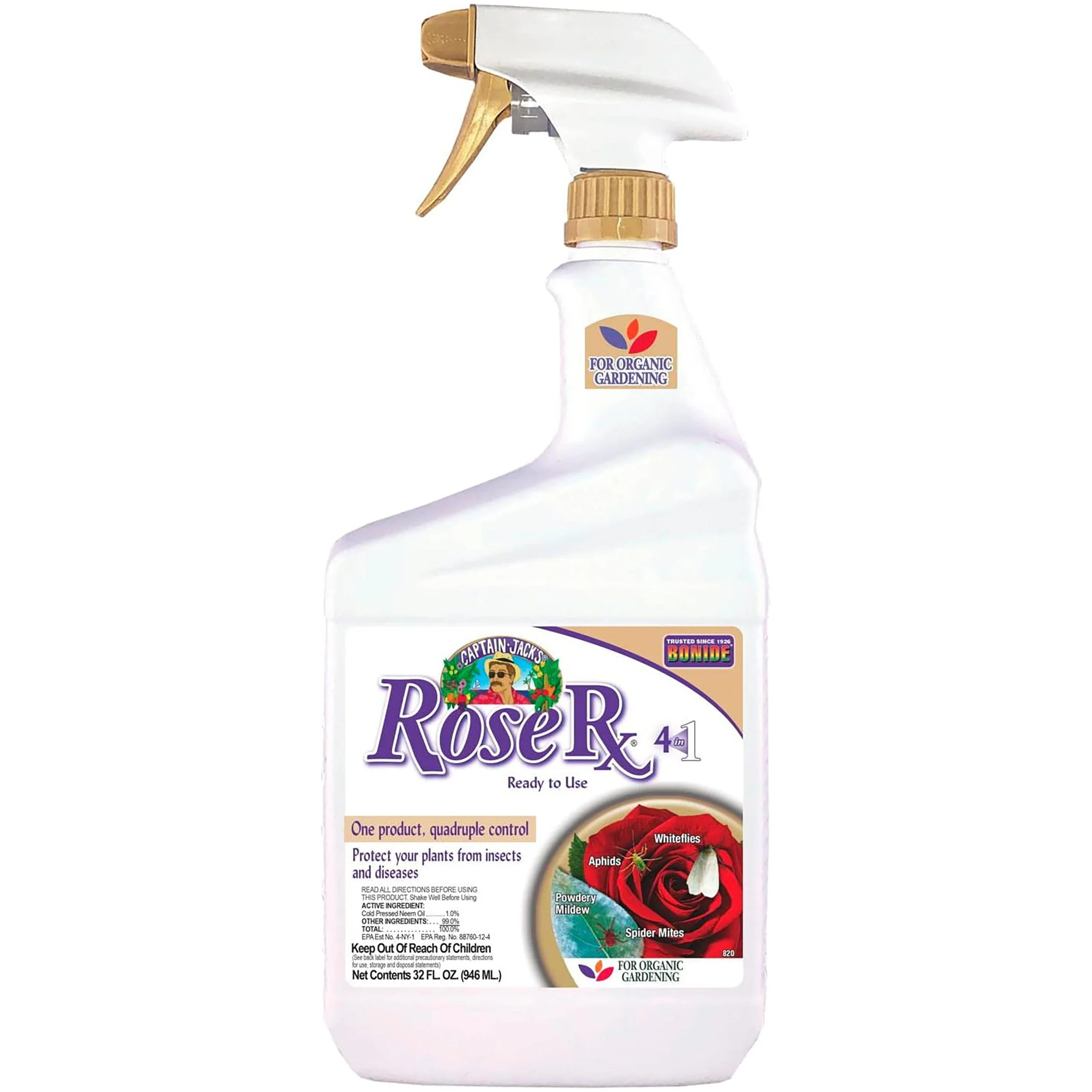 Bonide® Captain Jack's Rose Rx® 4 in 1 - Ready to Use