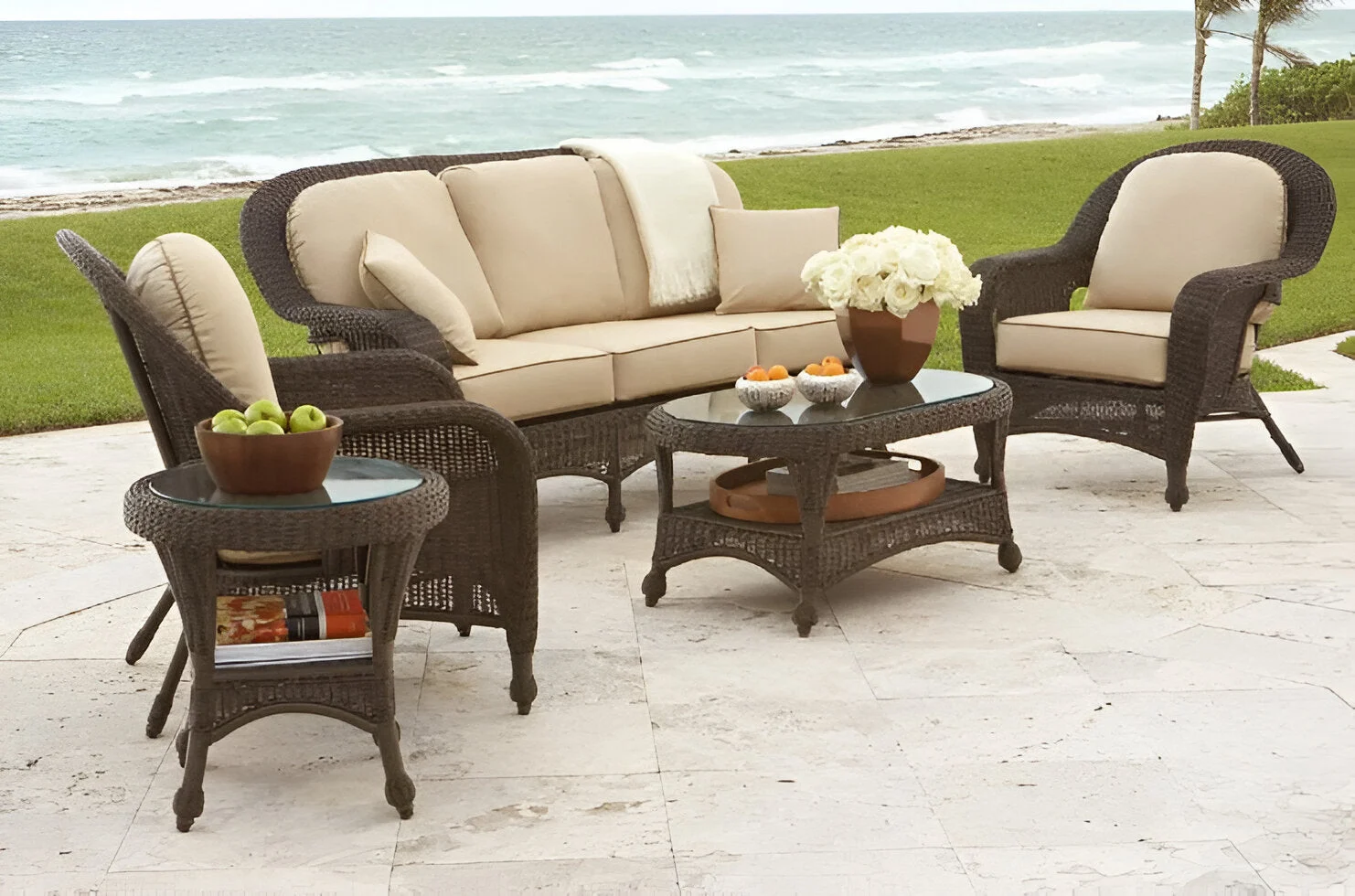 Bristol 4 Piece Seating Group - Spectrum Mushroom