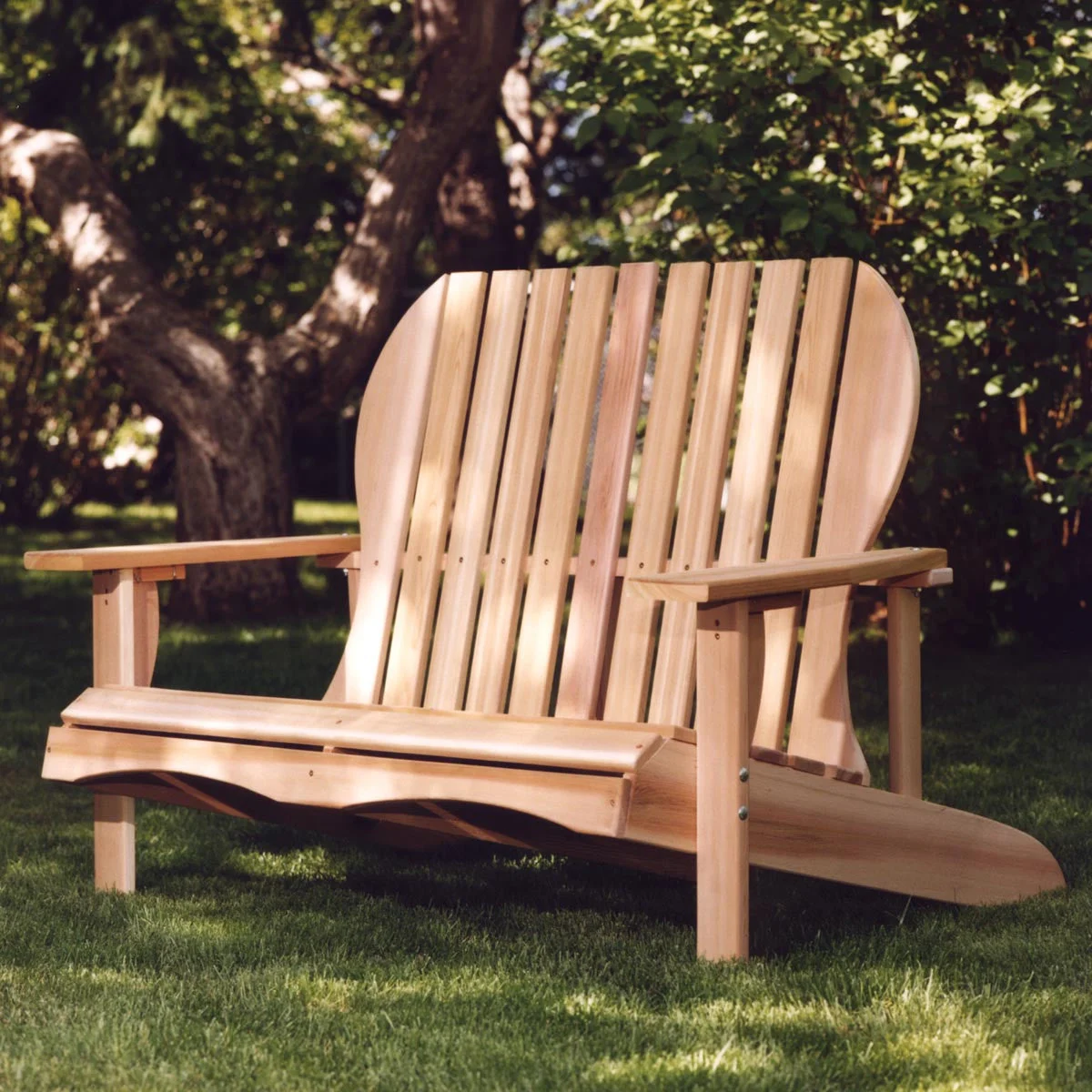cedar-adirondack-bench-4-5-wide.webp Cedar Adirondack Bench - 4.5' Wide