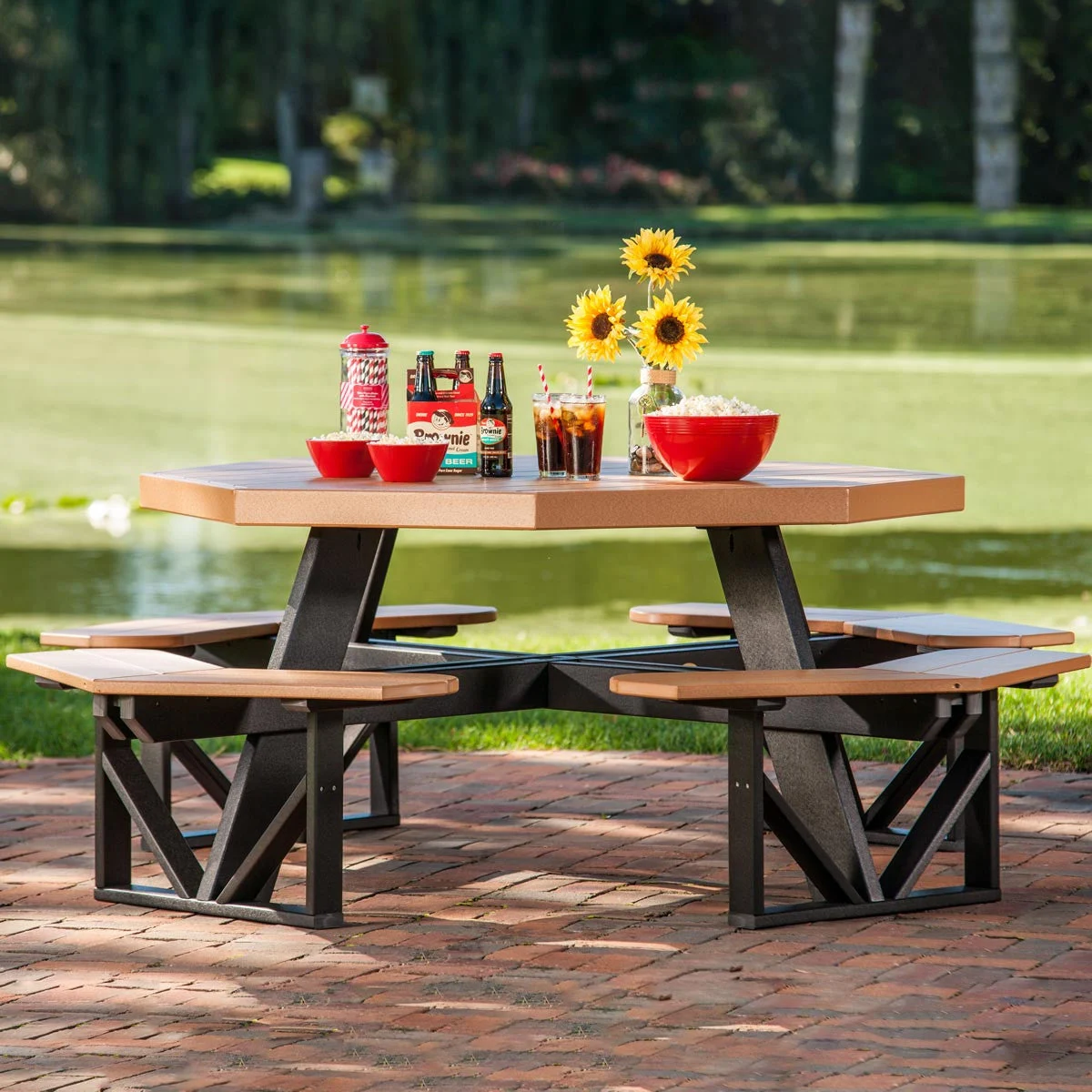 classic-octagonal-picnic-table-5-long.webp Classic Octagonal Picnic Table - 5' Long