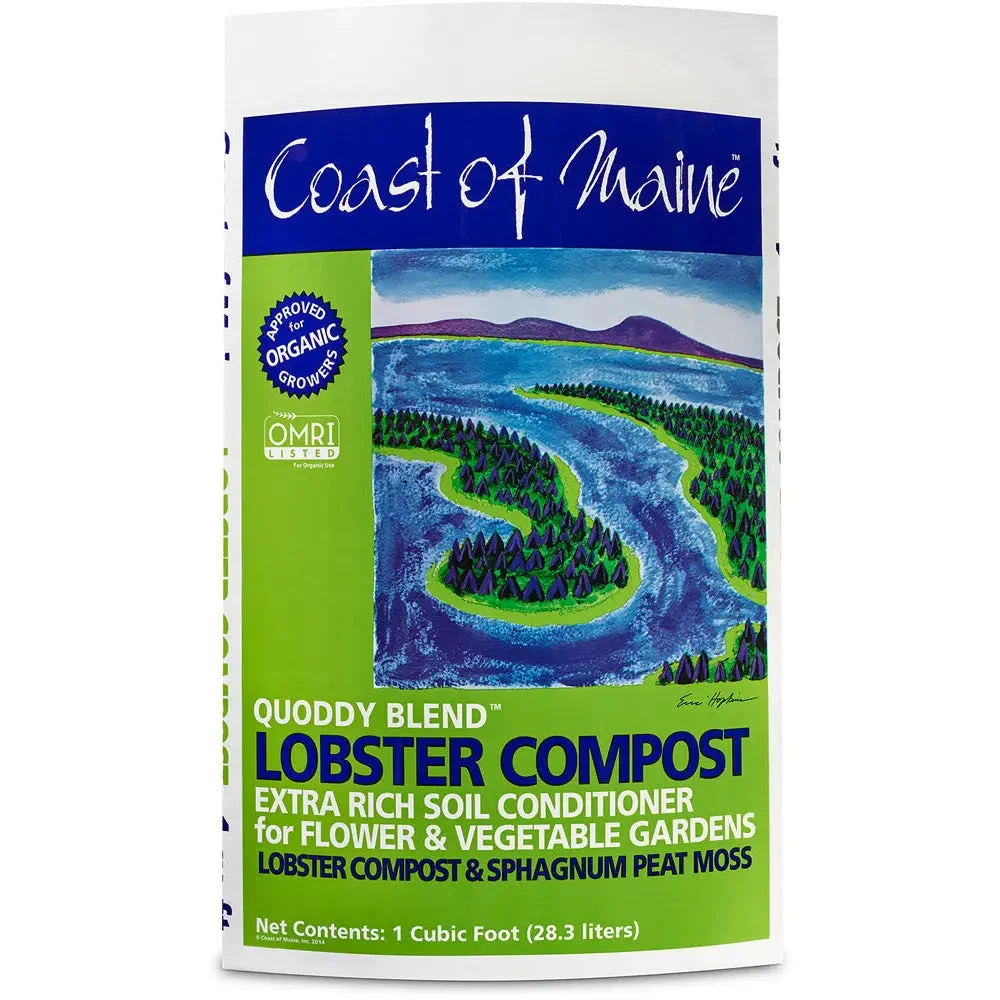 Coast of Maine Lobster Compost Quoddy Blend, 1 cu ft