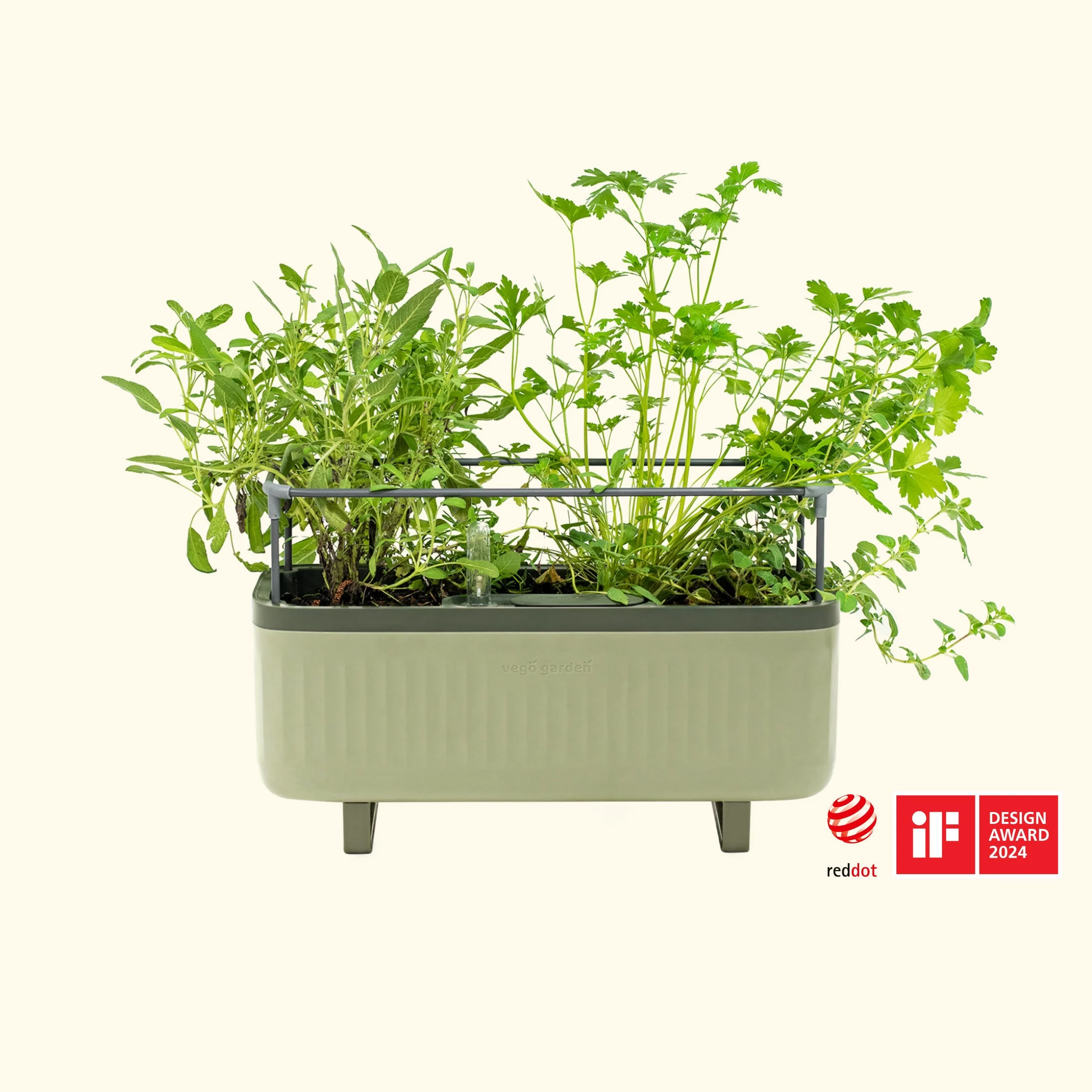 EZ Self-Watering Herb Planter with Trellis G1