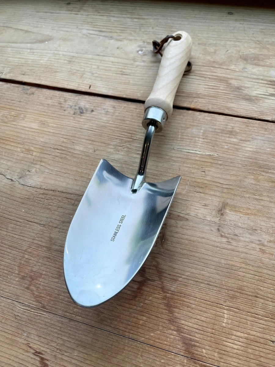 Garden Hand Trowel - Stainless and Hardwood