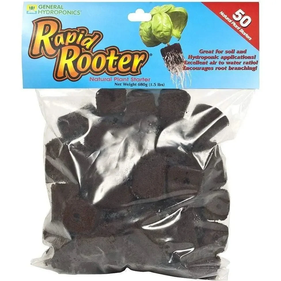 General Hydroponics Rapid Rooter Plugs | Pack of 50