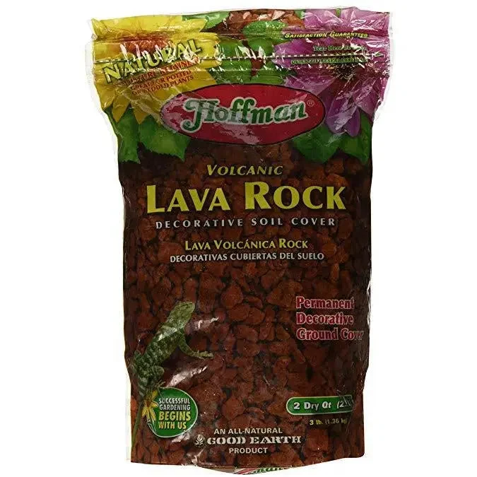 Hoffman Volcanic Lava Rock Red, 2 qt
