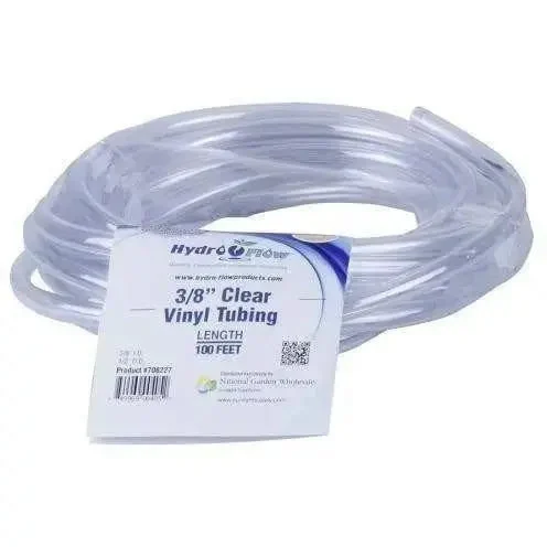 hydro-flow-vinyl-tubing-clear-3-8-id-1-2-od-10.webp Hydro Flow Vinyl Tubing Clear, 3/8" ID - 1/2" OD, 10'