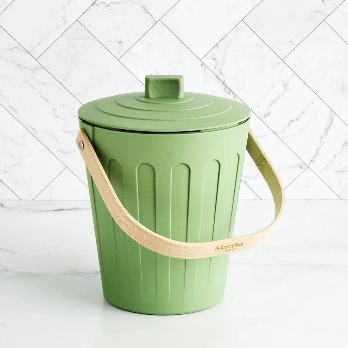 Indoor Countertop Compost Keeper - Round