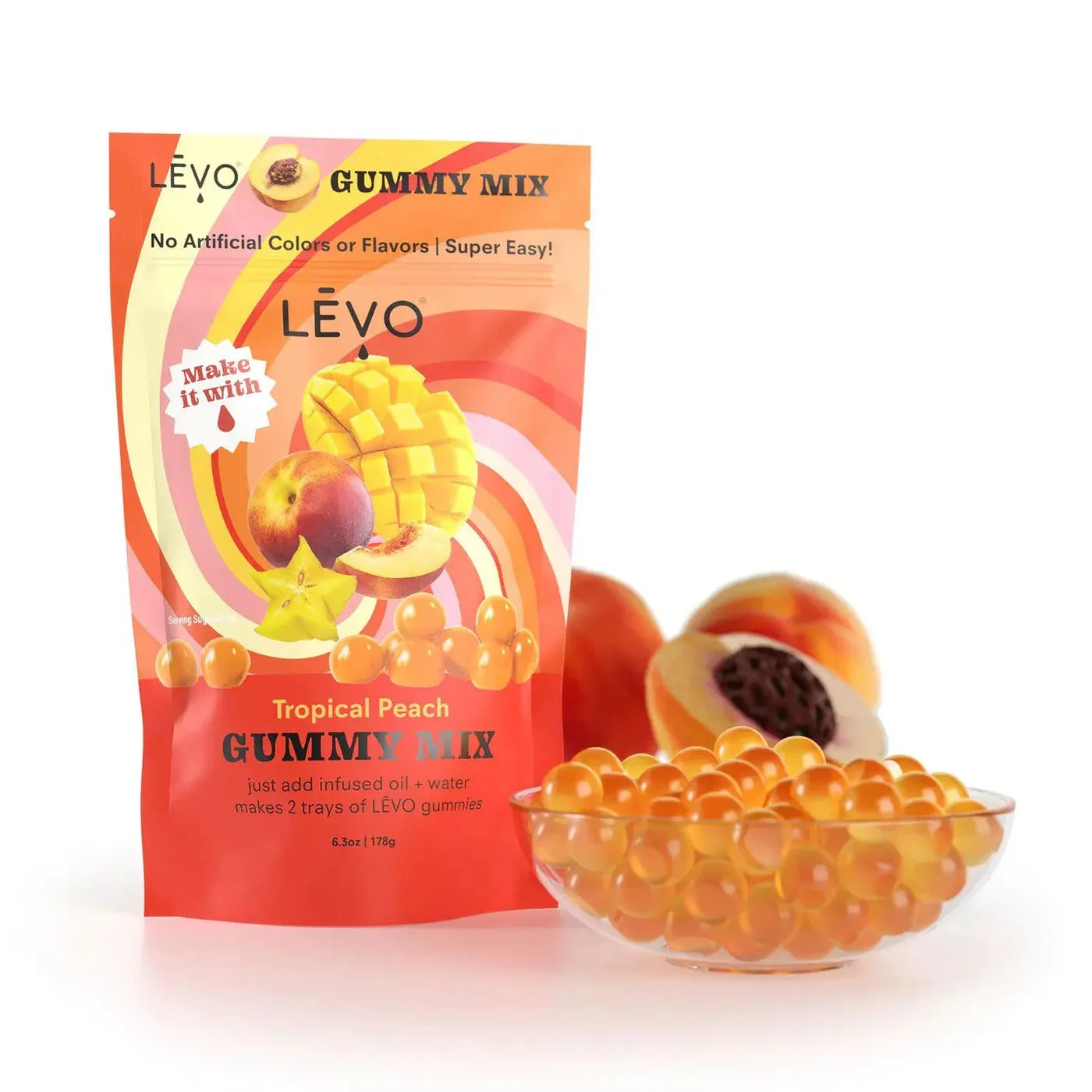 levo-gummy-mix-tropical-peach.webp LEVO Gummy Mix - Tropical Peach