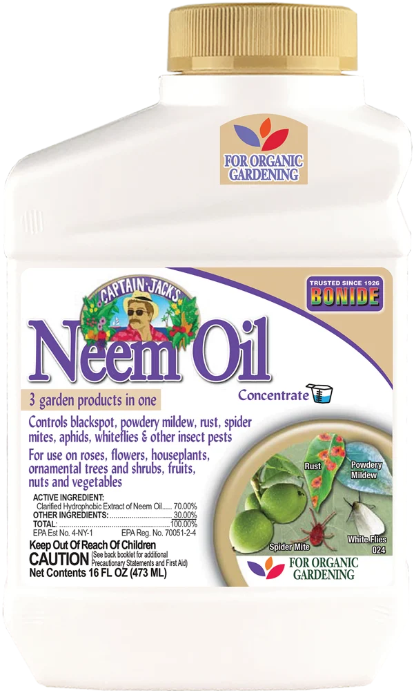 Neem Oil Fungicide, Miticide, & Insecticide Concentrate - 16 oz