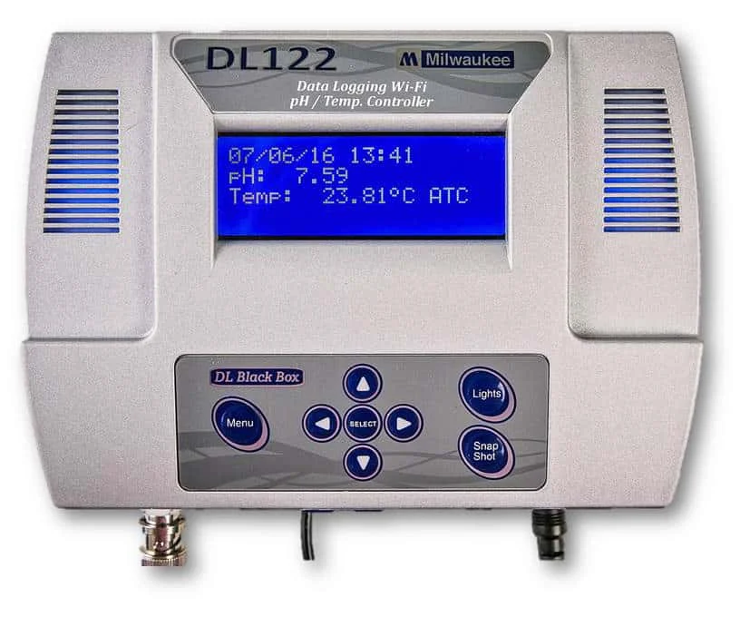 pH/IDC/Temp/Data logging Controller with Wi-fi rem