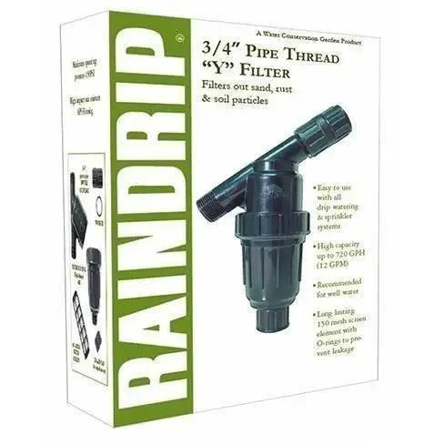 Raindrip Pipe Thread Y Filter, 3/4"