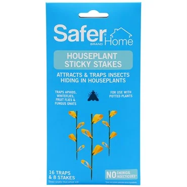 safer-houseplant-sticky-stakes-pack-8.webp Safer Houseplant Sticky Stakes | Pack of 8