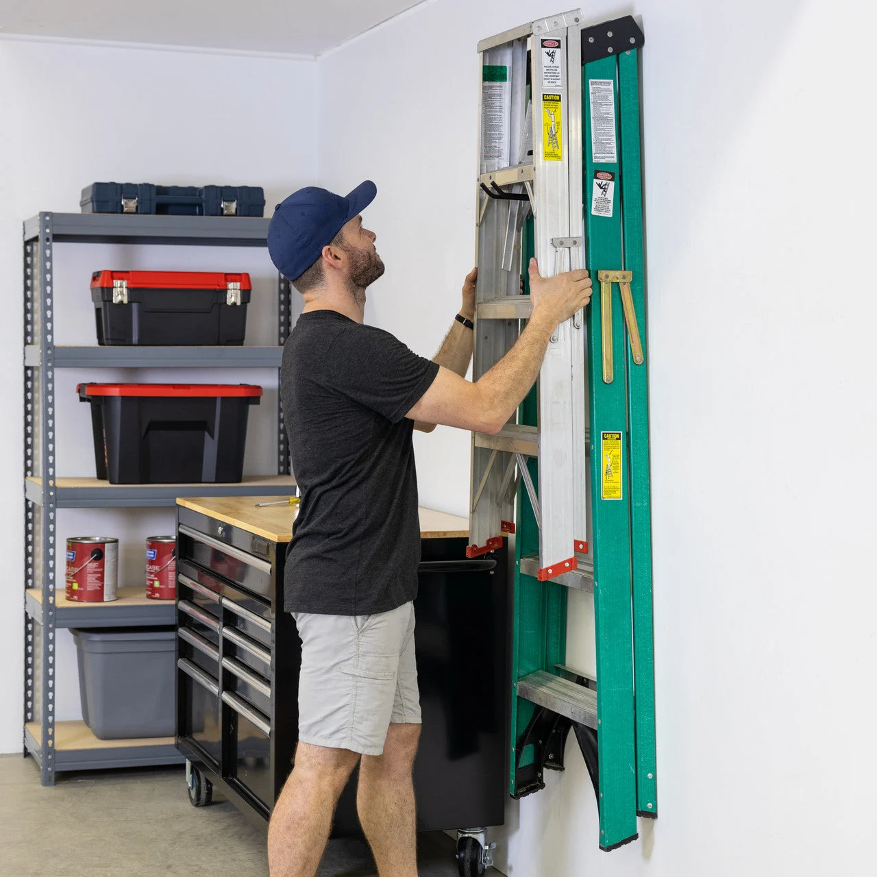 Wall-Mounted Ladder Storage Wall Hook