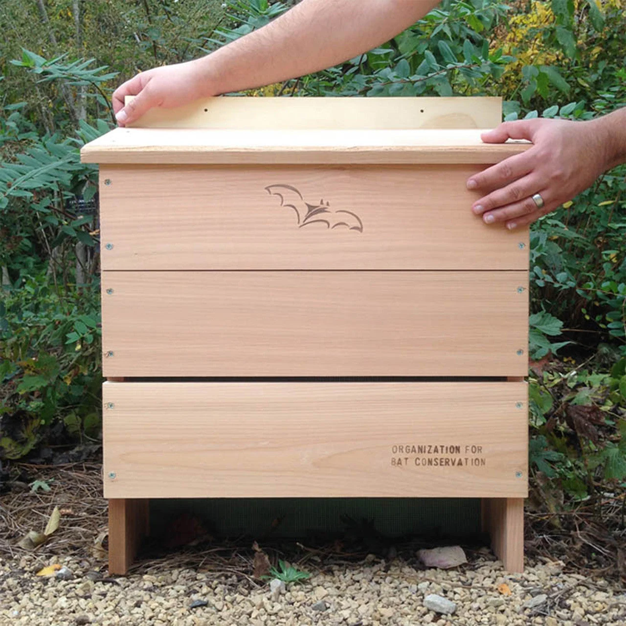 Wooden Bat House - Extra Large 5 Chamber