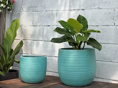 zinnia-planter-matte-turquoise-15-5-x-15-quot.webp Zinnia Planter, Matte Turquoise - 15.5: X 15"